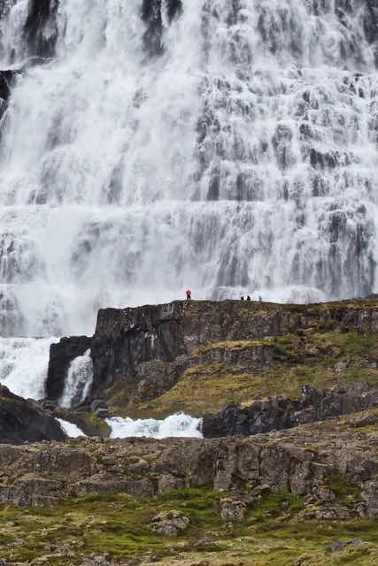 Dynjandi Waterfall in Ísafjarðarbær Iceland