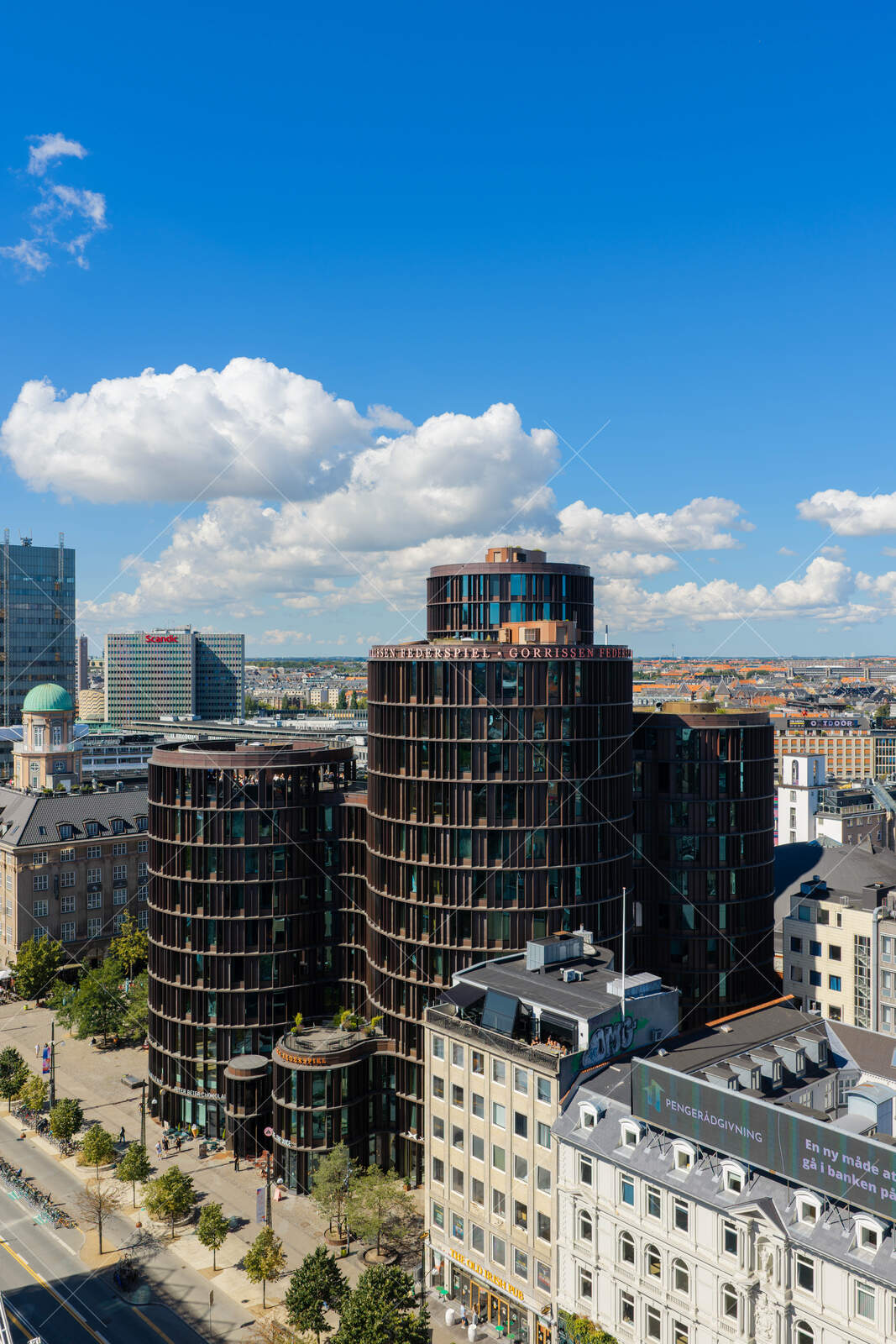 Axel Towers office buildings in central Copenhagen