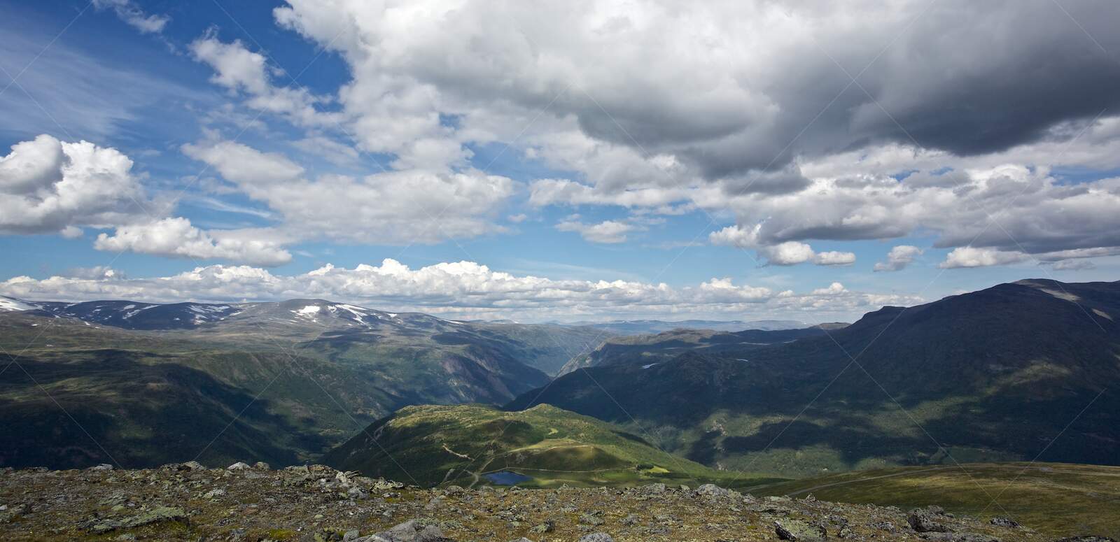Norwegian mountain peaks