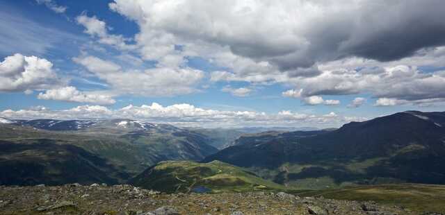 Norwegian mountain peaks