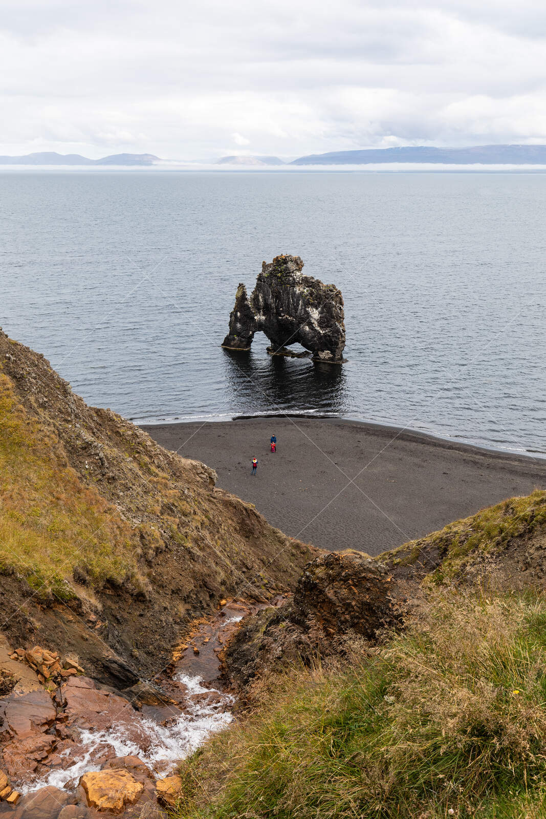 Hvítserkur rock formation in Húnaþing vestra Iceland