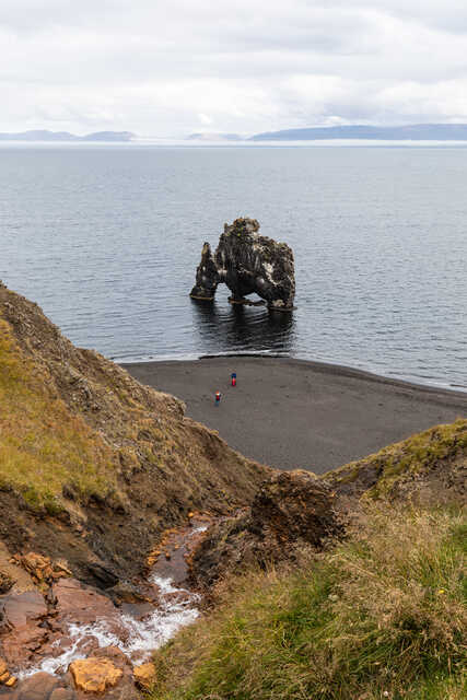 Hvítserkur rock formation in Húnaþing vestra Iceland
