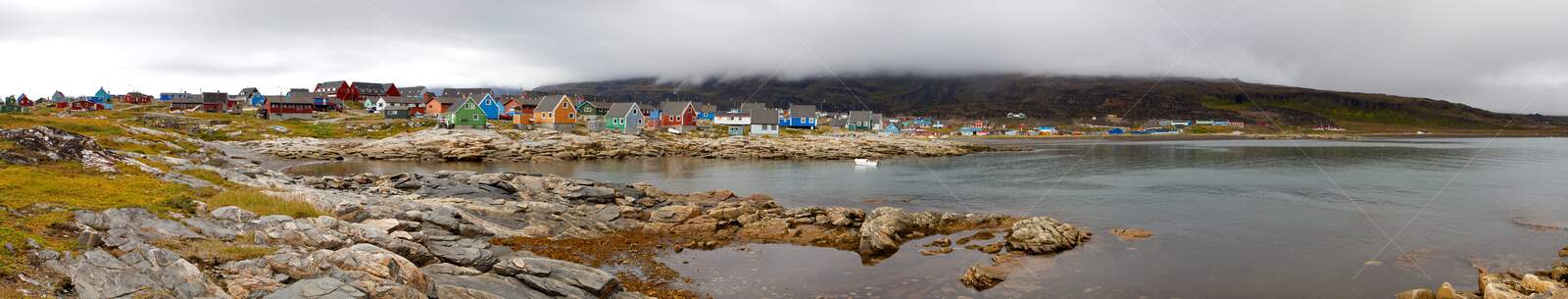 Qeqertarsuaq Village Panorama