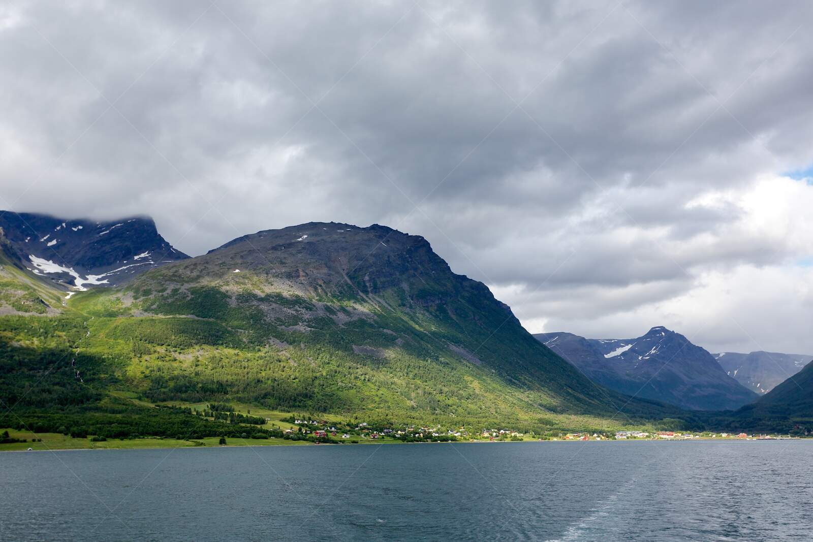 Mountains in Kåfjord Norway