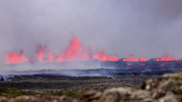 Volcanic eruption